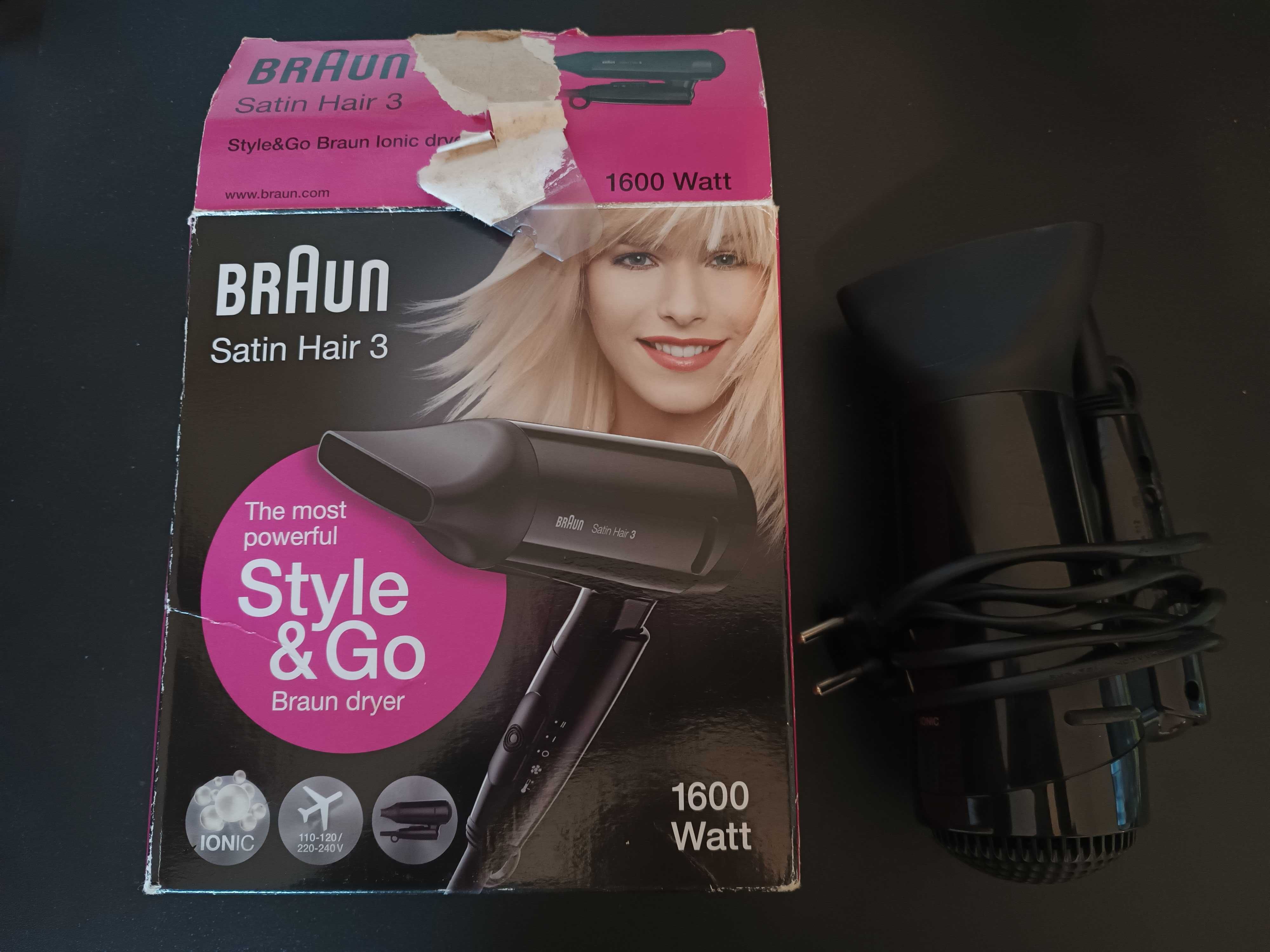 Secador de cabelo travel size Braun satin hair 3