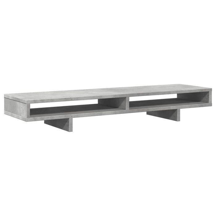 Vidaxl Podstawka Pod Monitor, Szarość Betonu, 100X27X15 Cm