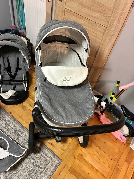 Wózek dziecięcy 3 w 1 - Ideal by Bexa