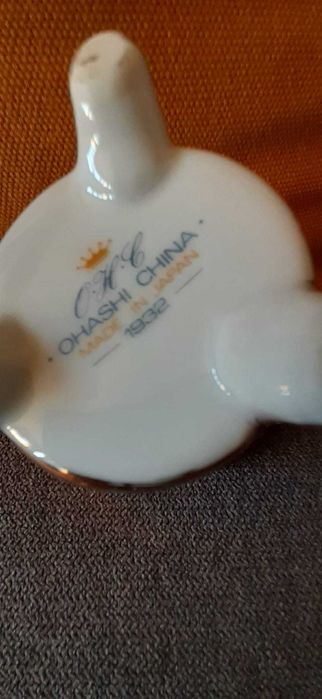 Chavena e Pires de Ohashi China 1932 Made in Japan .