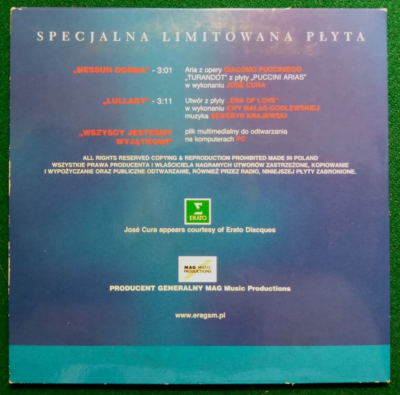 Jose Cura Ewa Małas-Godlewska CD NOWA