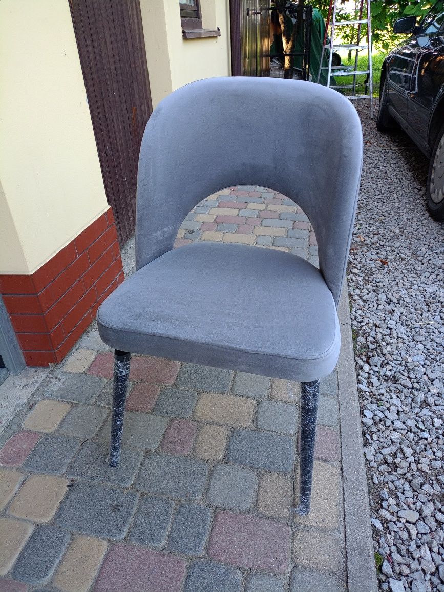 Krzesło,krzesła, hokery drewniane, do salonu ,loft, tapicerowane nowe