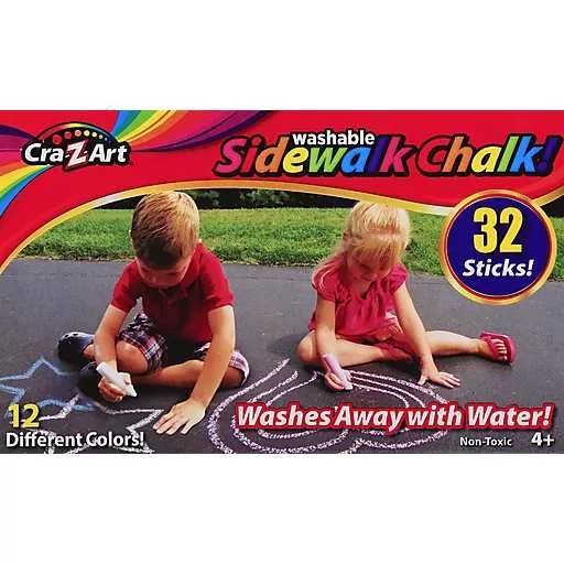 Мел для тротуара Cra-Z-Art (32 штуки)
