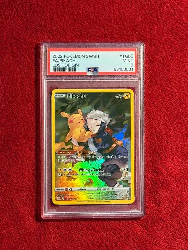 Pikachu PSA 9 (LOR TG05) Pokémon TCG