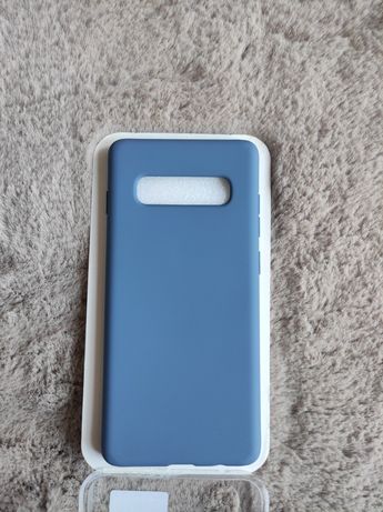 Etui Samsung S10+ w kolorze niebieskim (NOWE)