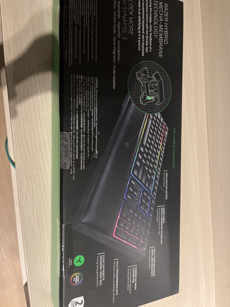 Klawiatura Razer Ornata V2 (nie uzywana podkładka)