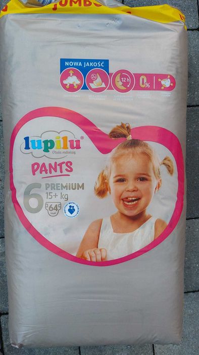 Pieluszki Lupilu Pants 6 Premium 128