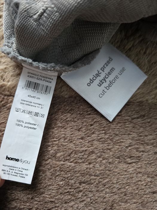 poszewka dekoracyjna na poduszke home&you 45x45cm glamour spangle