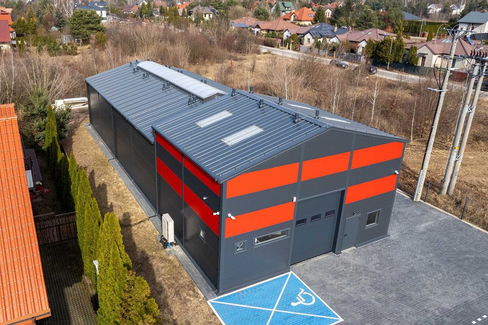Hala Ocieplana 14x30x5m Produkcyjna Magazyn PIR Stalowa 420m2