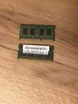 2 laptopowe kości RAM ddr3 2Gb jedna posiada 1gb