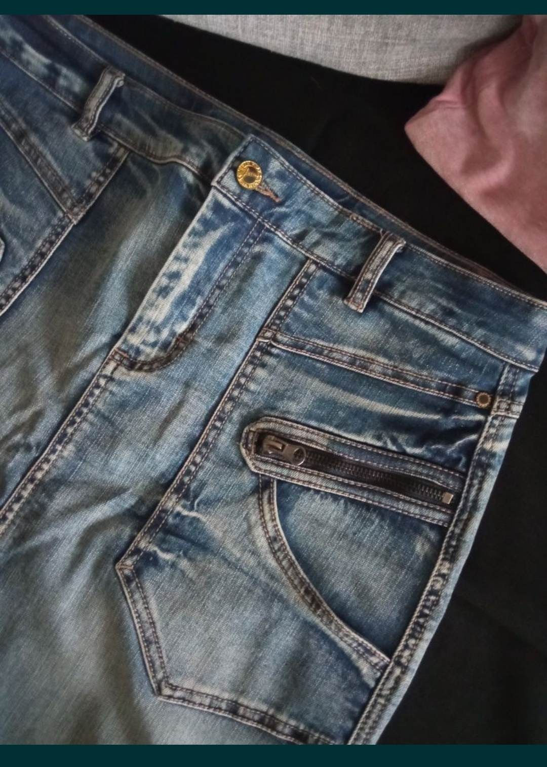 Spódnica jeans KappAhl z rozporkiem