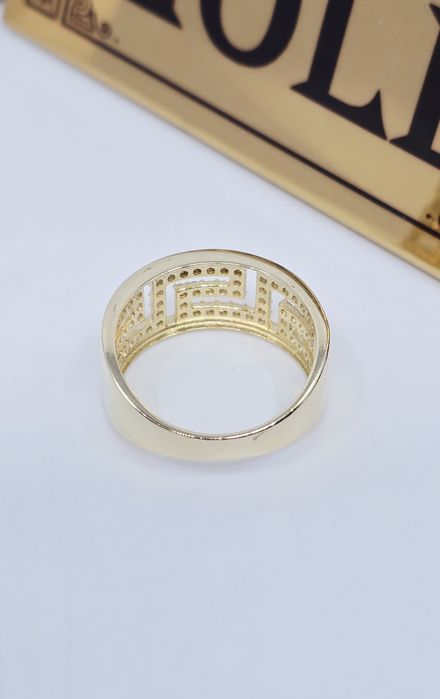 Złoty pierścionek próba 585 14k