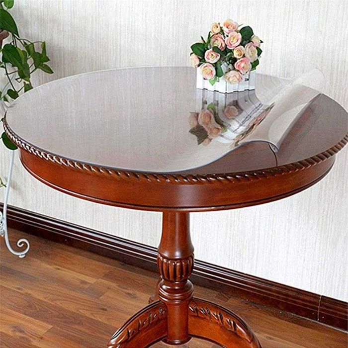Przezroczysty obrus PVC 2 mm okrągły  110 cm wodoodporny