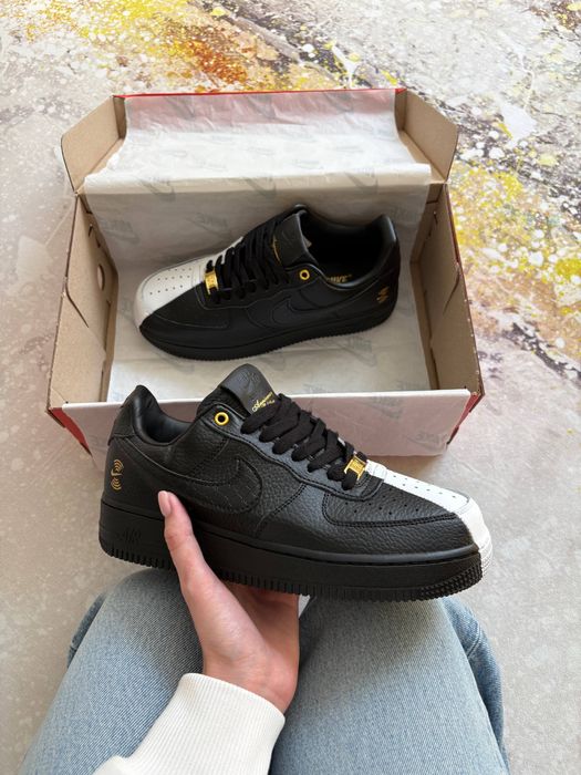Кросівки Nike Air Force 1 Anniversary Edition Black White (36-45)