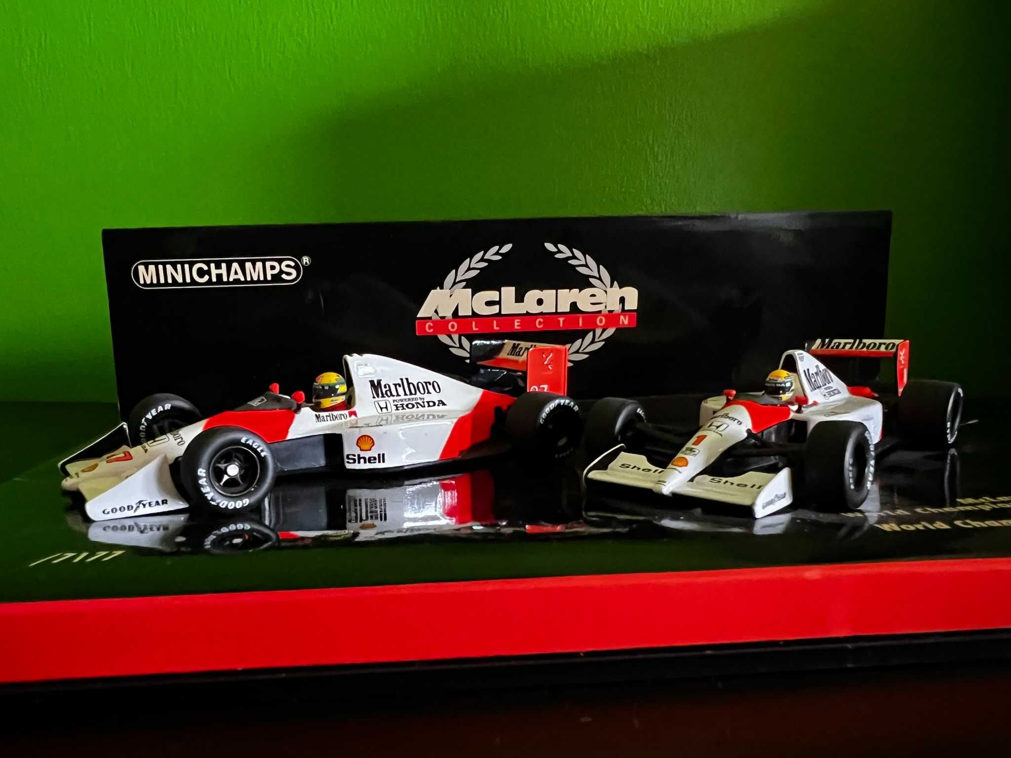 Miniaturas F1 Minichamps Maclaren Colection Ayrton Senna