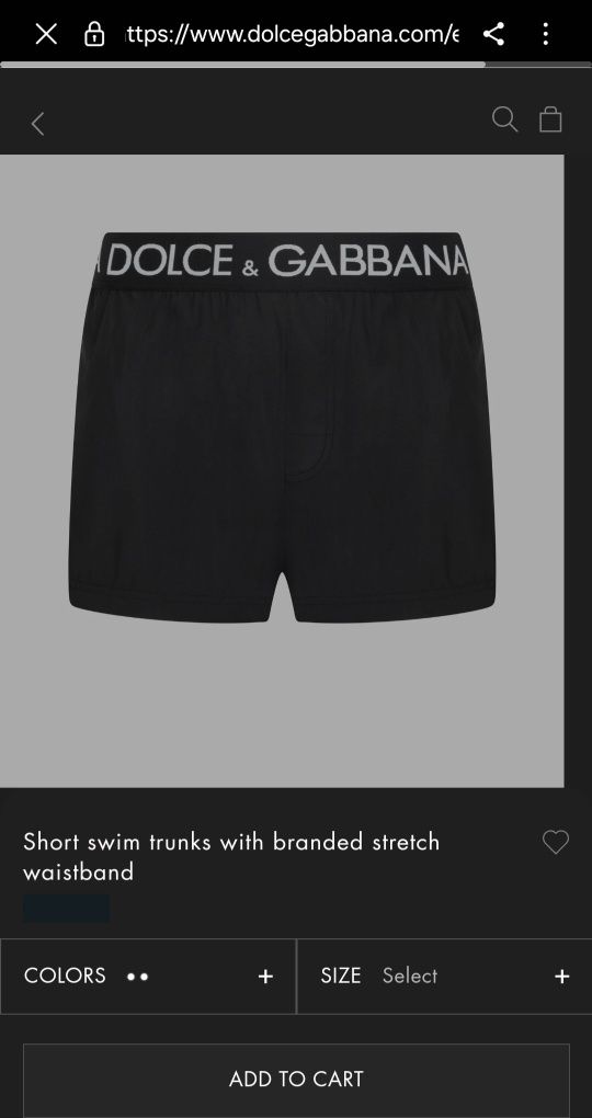 Шорты DOLCE & GABBANA (оригинал)