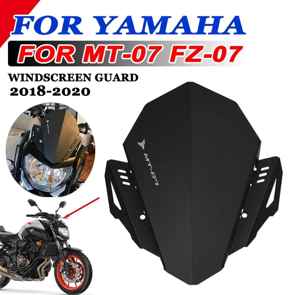 Windscreen guard Vidro frontal protecção radiador MT-07 Yamaha