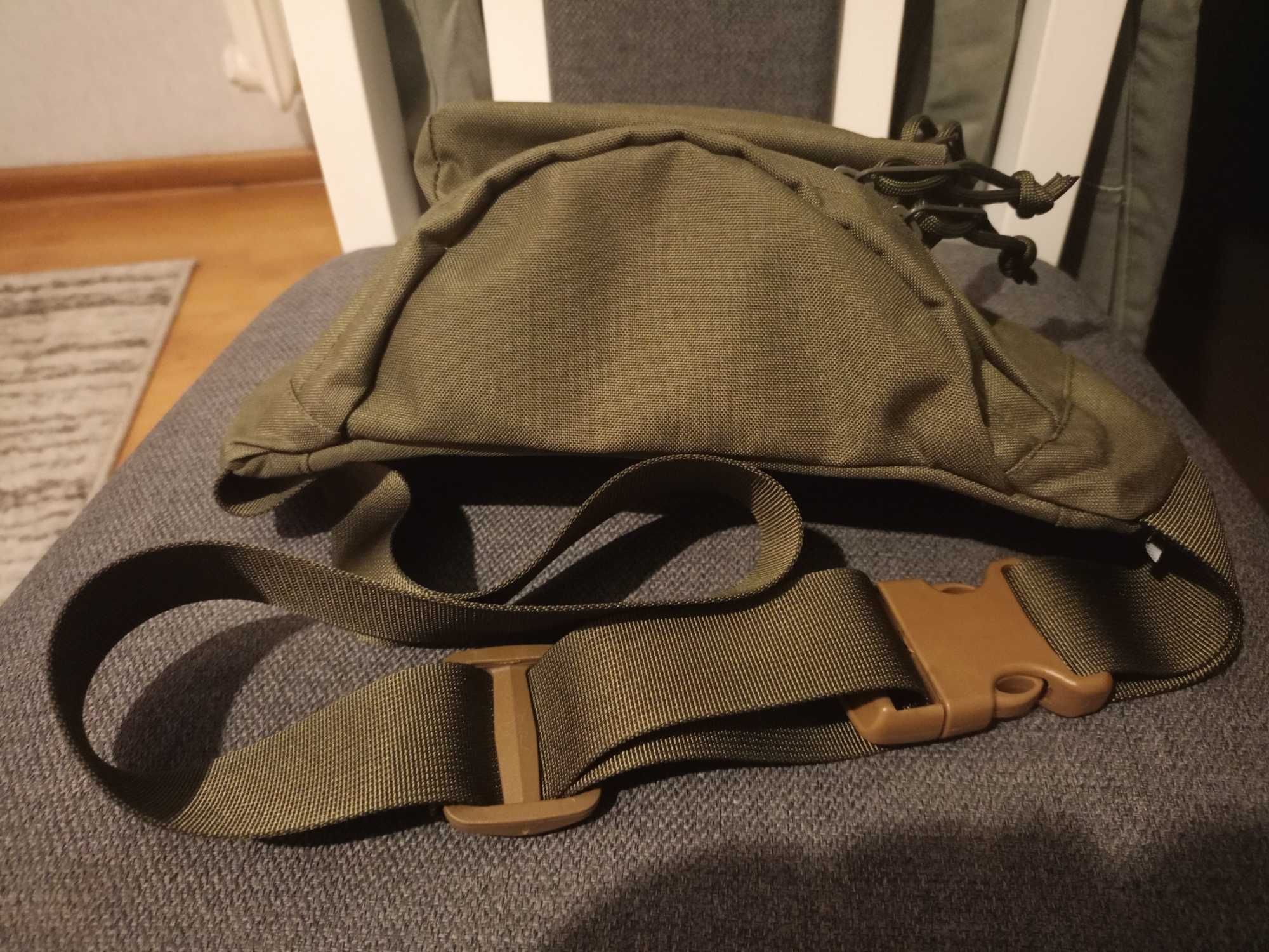 Nerka taktyczna EDC Cordura ranger green torba biodrowa REFU
