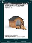 Ocieplona buda psa xl kielce nowa ciepła piekna duża wiatrołap kurtyna