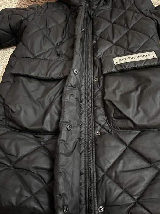 Зимова куртка парка пуховик на дівчинку 122-128