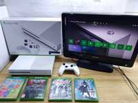 Xbox One 1TB Kolor Biały Pad 4 GRY Jak Nowa Mało Używana Zobacz !!