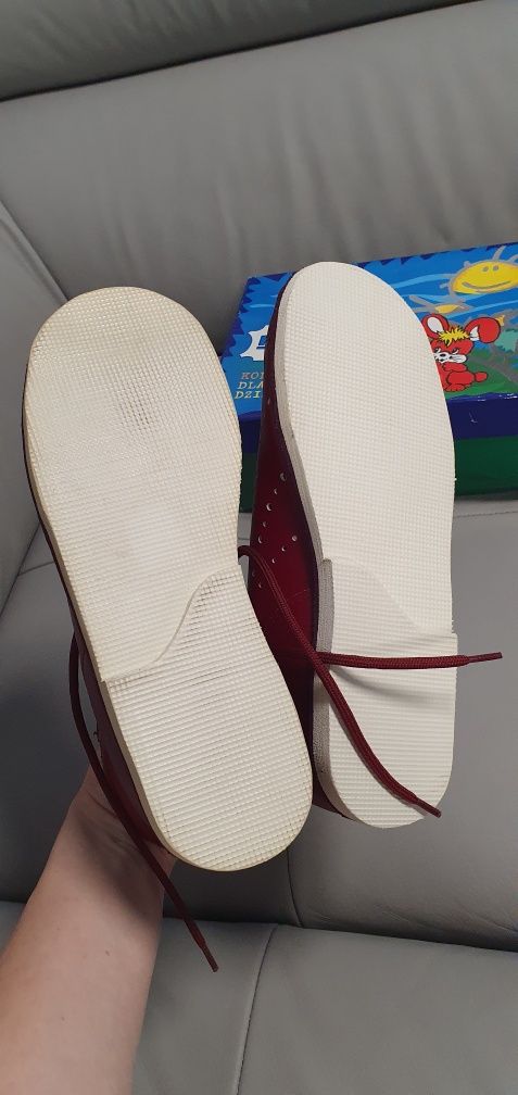 Kapcie sandalki profilaktyczne Postep nowe ze skory 34
