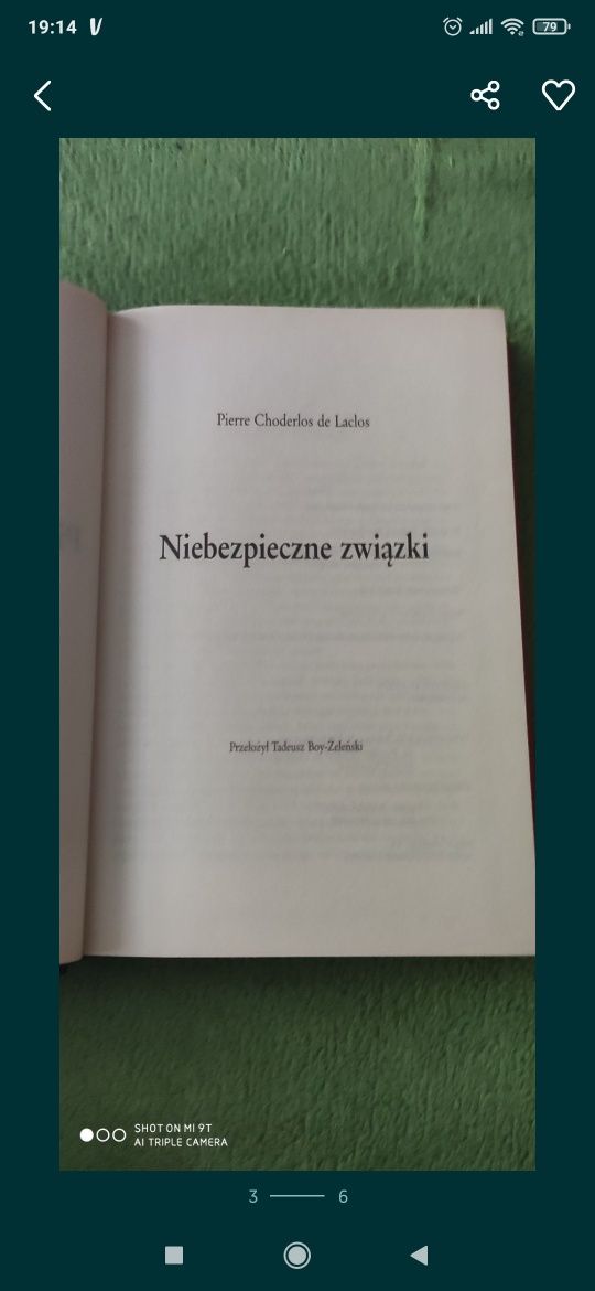 Niebezpieczne związki.P.Ch. de Lacrosse