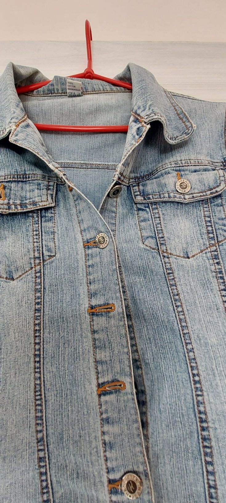 Katana S vintage jeansowa dżinsowe kurtka
