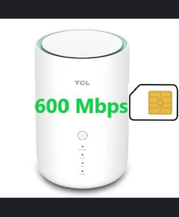 TCL router LTE 4G+ modem tlc 600 Mbps wifi SIM monitoring kamery