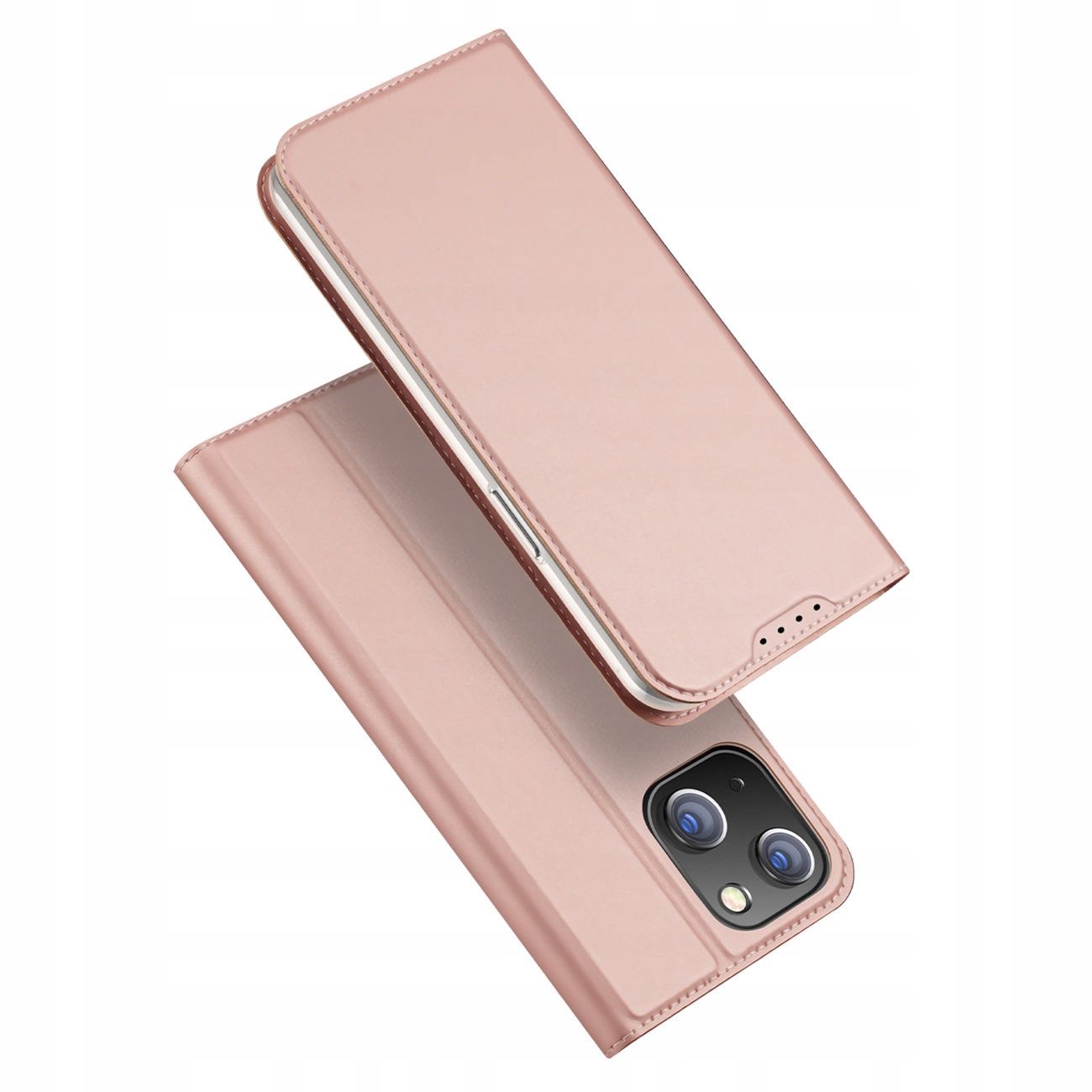 Case Skórzane Etui Z Klapką Do Iphone 15