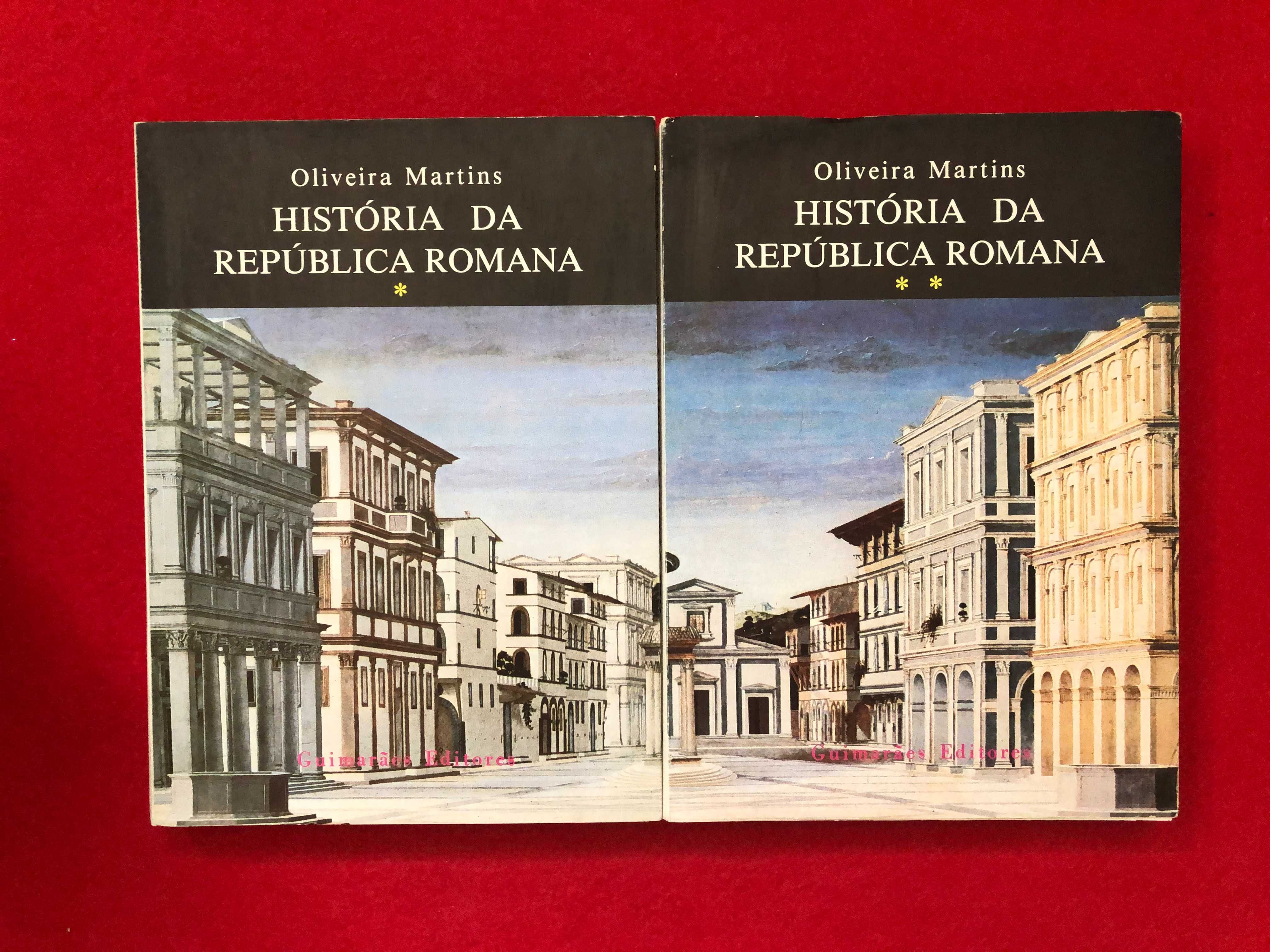 História da república romana (2 volumes)  Oliveira Martins