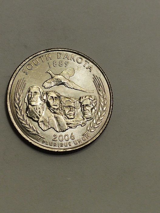 Sprzedam monetę okolicznościową USA 1/4 dolara 2006r.-Dakota Południow