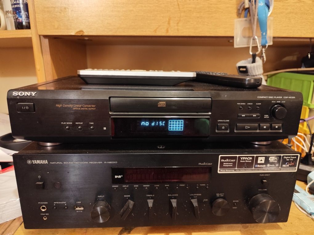 Odtwarzacz CD Sony Cdp xe320+pilot, sprawny