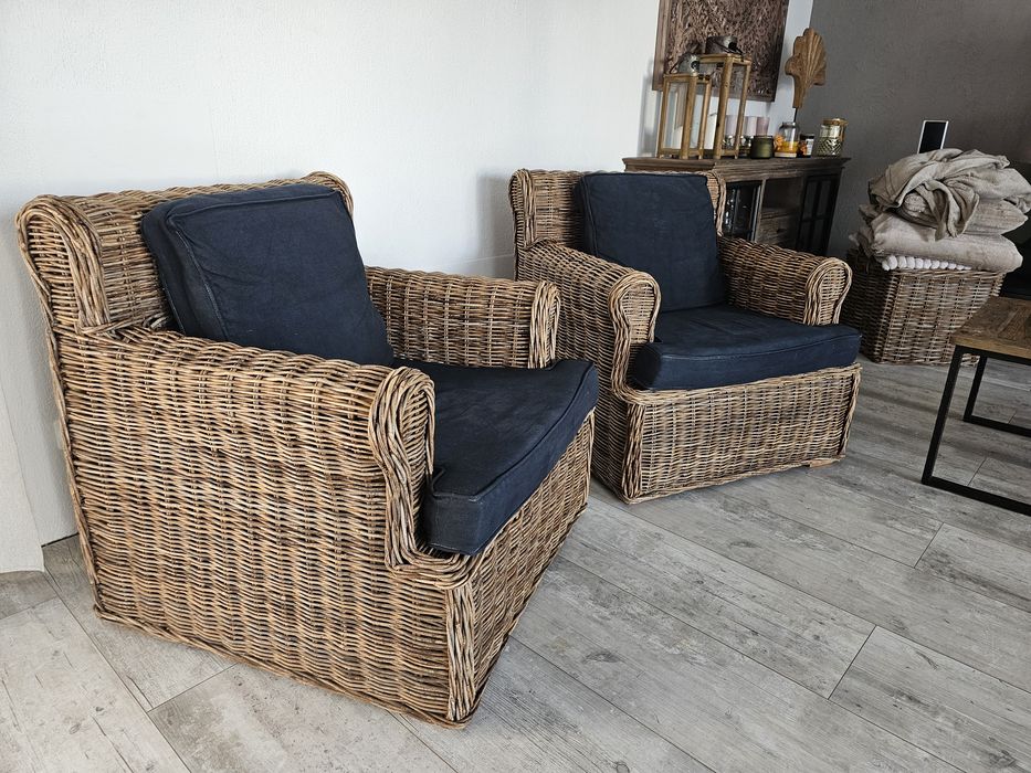 Fotel fotele ratanowy rattanowe