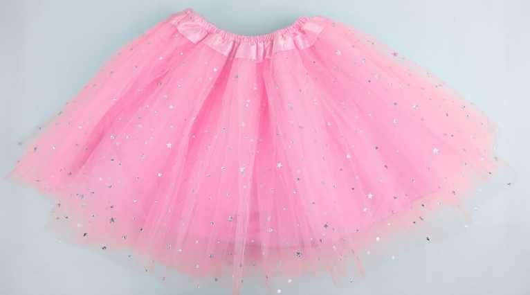 Tiulowa spódniczka z podszewką, dla dzieci w wieku 3-8l