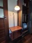 Lampa stojąca loft, vintage PRL