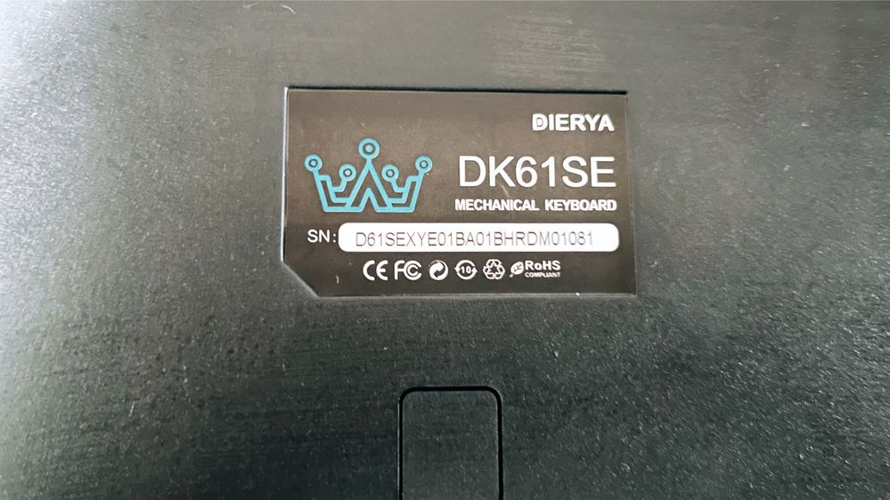 Клавіатура 60% Dierya DK61SE