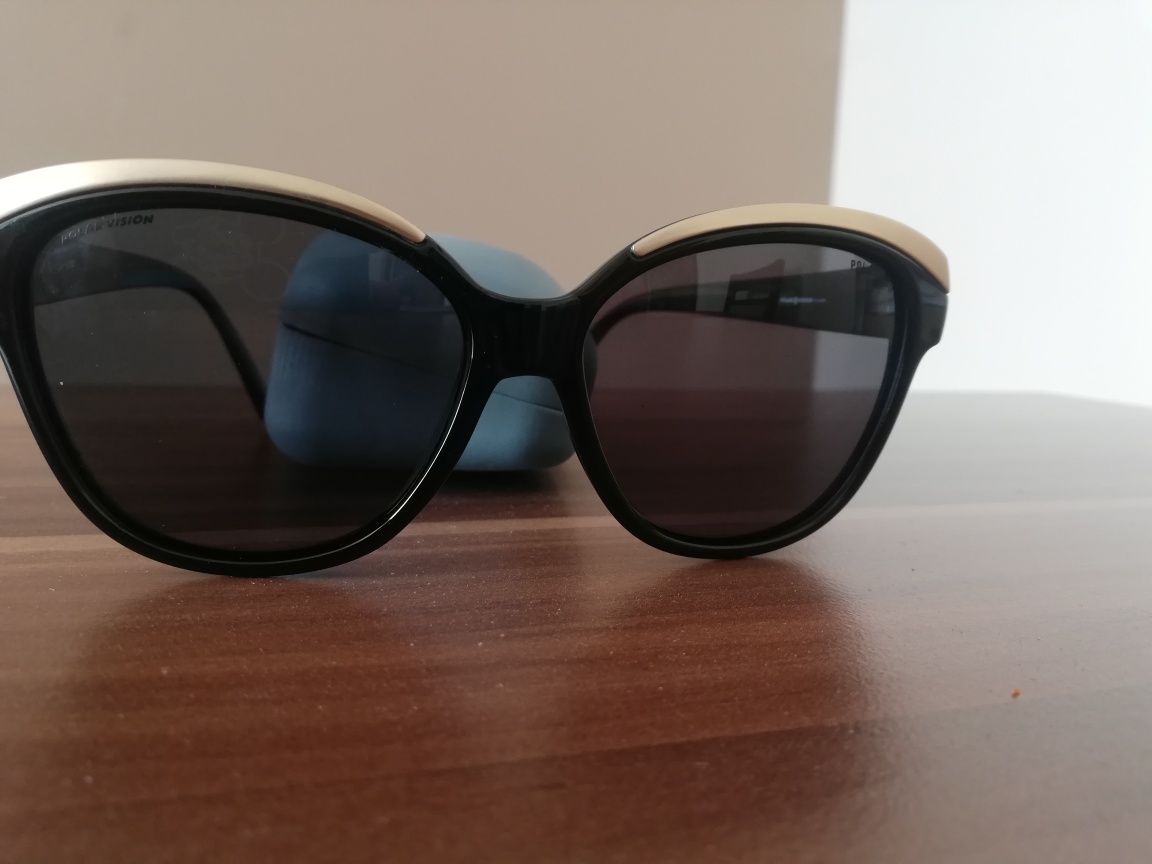 Okulary przeciwsłoneczne+etui, ściereczka