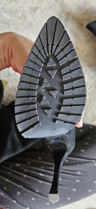 Замшеві ботфорди 37 розмір Італія