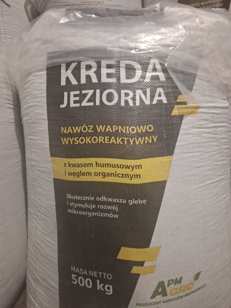 Wapno granulowane kredowe lub magnezowe