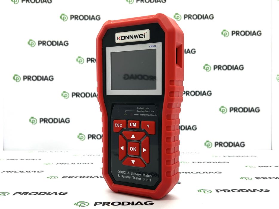 Konnwei KW880 (3 в 1) - тестер АКБ, автосканер, прив'язка АКБ