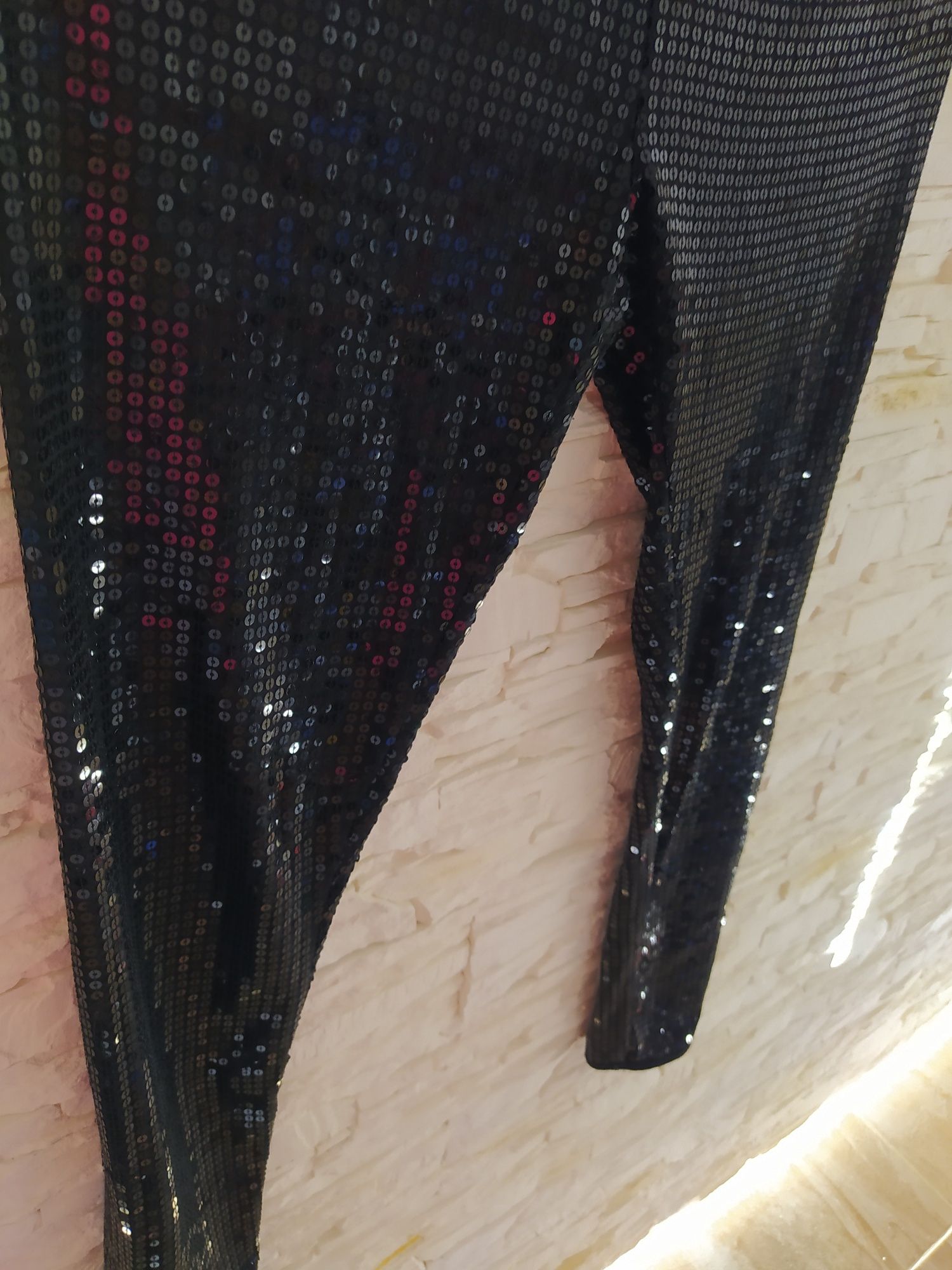 Legginsy Cekiny 36/38 czarne