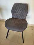 6x Cadeira Jantar Gemma DRC 50x63x90 Cinza Escuro