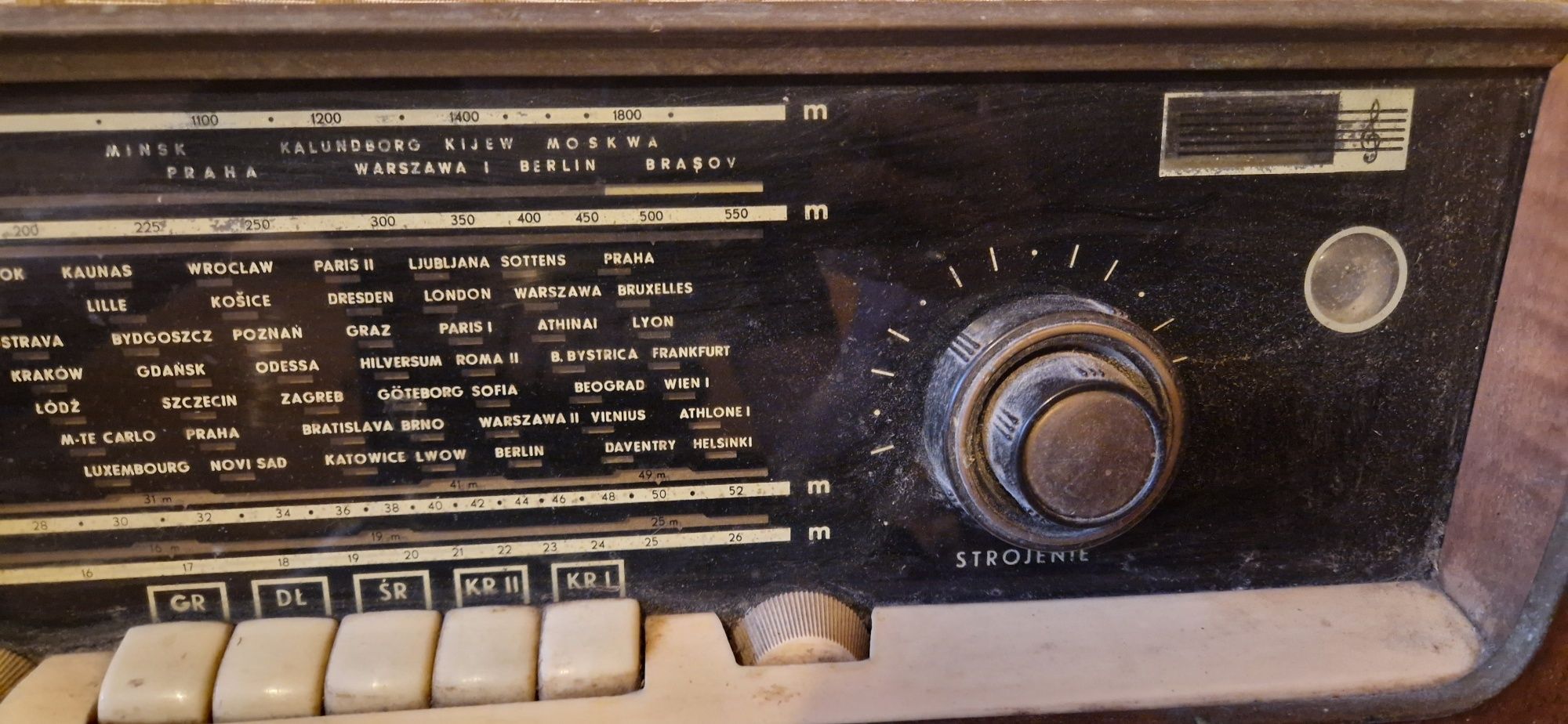 Radio lampowe uszkodzone