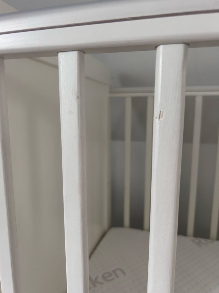 Lóżeczko woodies modern cot przewijak materac