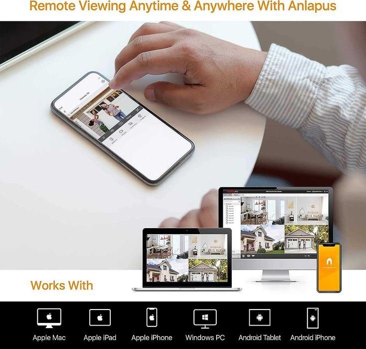 Sistema de videovigilância com 4 camaras, novo