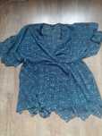 Sukienka letnia niebieskie kwiaty r. 54