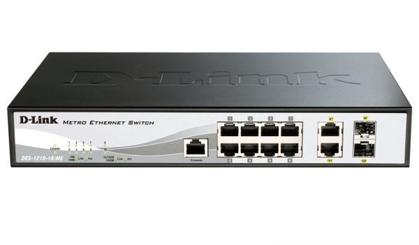 Комутатор DES-1210-10/ME D-LINK