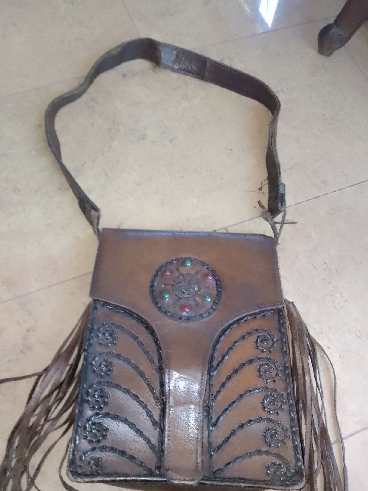 Torebka vintage Boho z lat 70