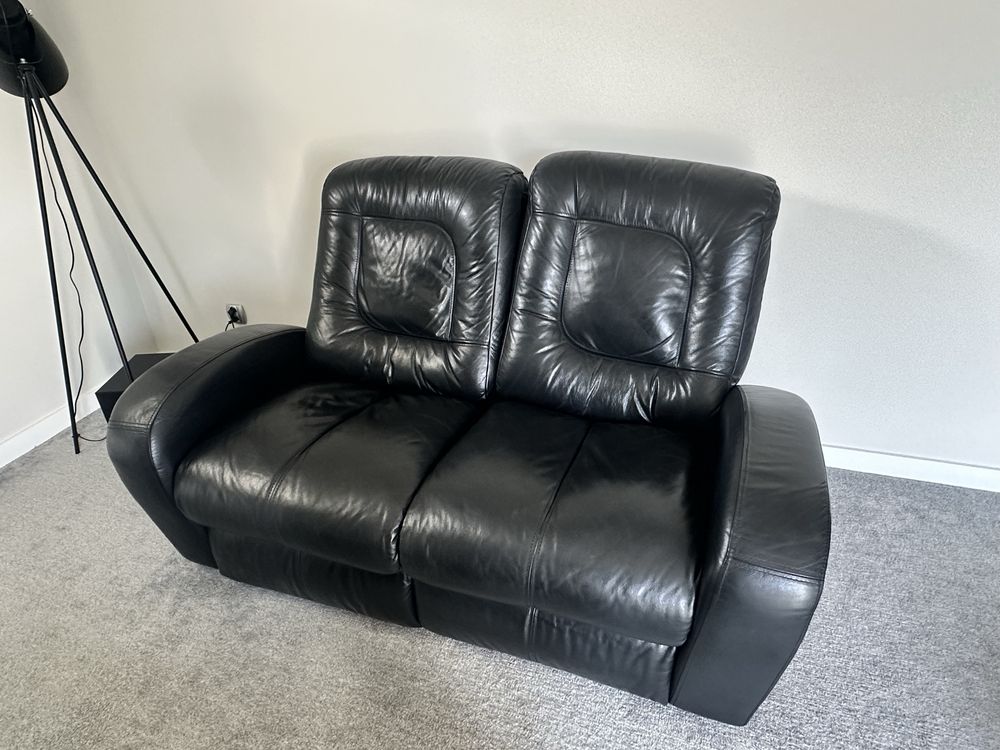 Sofa Kanapa fotele tozkladane z funkcją relax skora